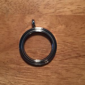 Large Silver Locket Base